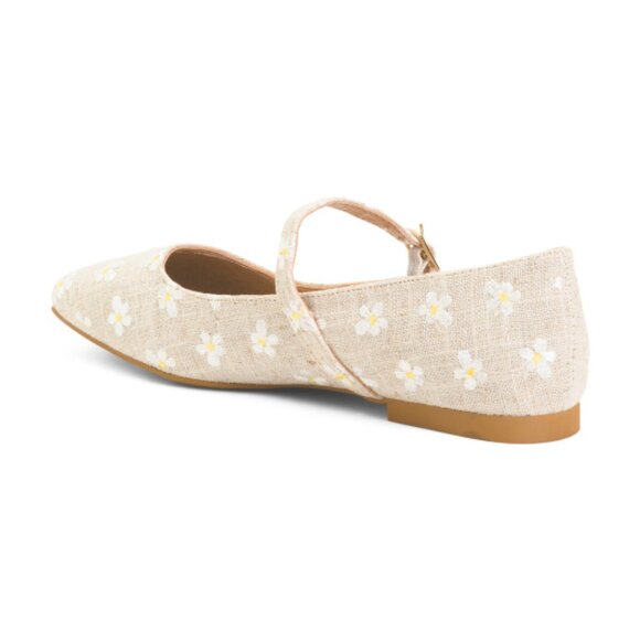 NEW STEVE MADDEN Boden Mary Jane Ballet Flats Natural Multi for women 254 1T6 - Picture 2 of 5